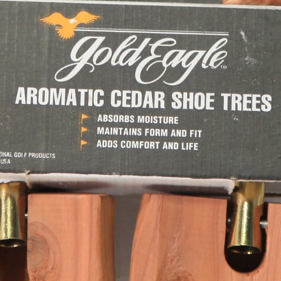 Aromatic Cedar Shoe Trees Gold Eagle Women's Size 6-9 - Picture 6 of 6